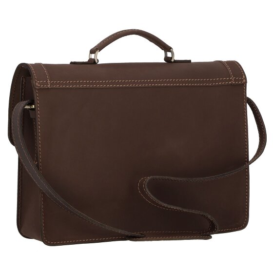 Mika Robbert Maletín de piel 41 cm