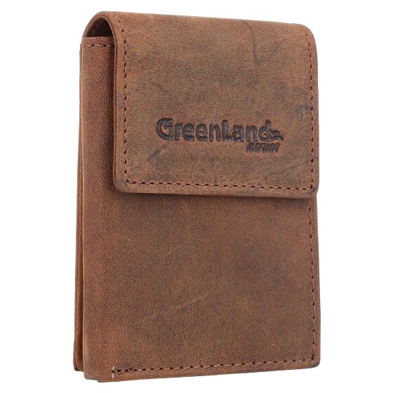 Greenland Nature Estuche para tarjetas de crédito Montenegro de cuero RFID 6,5 cm