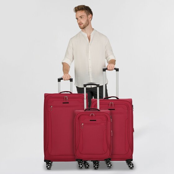 Cocoono Monterrey 4 ruedas Juego de maletas 3 piezas con pliegue de expansión