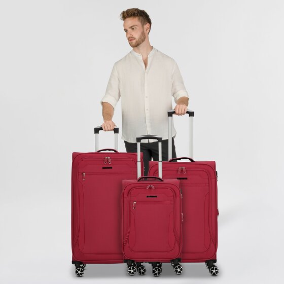 Cocoono Monterrey 4 ruedas Juego de maletas 3 piezas con pliegue de expansión