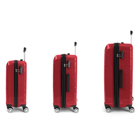 Gabol Midori 4 Roll Suitcase Set 3pcs.