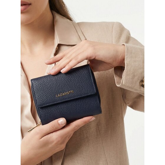 Lazarotti Billetero con cremallera de piel de Bolonia 12 cm