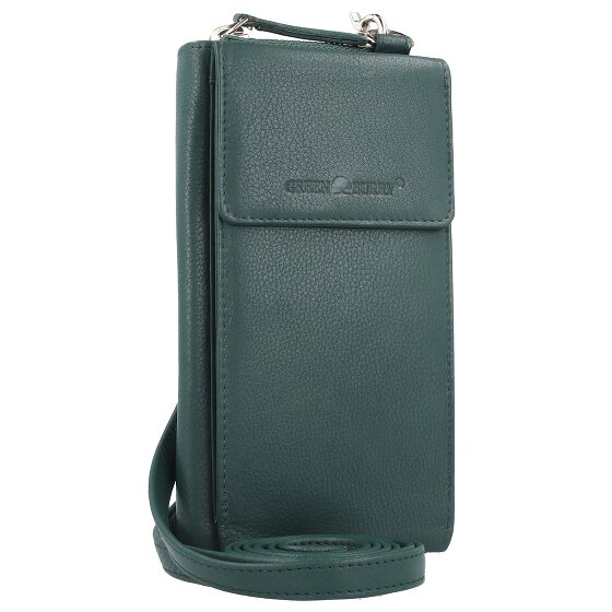 Greenburry Funda de napa para teléfono móvil RFID de 8 cm