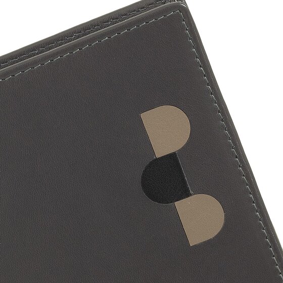 DuDu Billetera de cuero RFID 11 cm