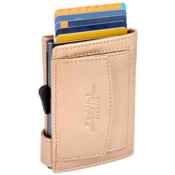SecWal Funda para tarjetas de crédito RFID Piel 7 cm