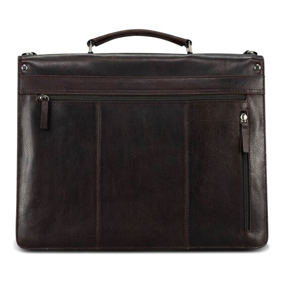 Jost London Maletín Piel natural 40 cm Compartimento para laptop