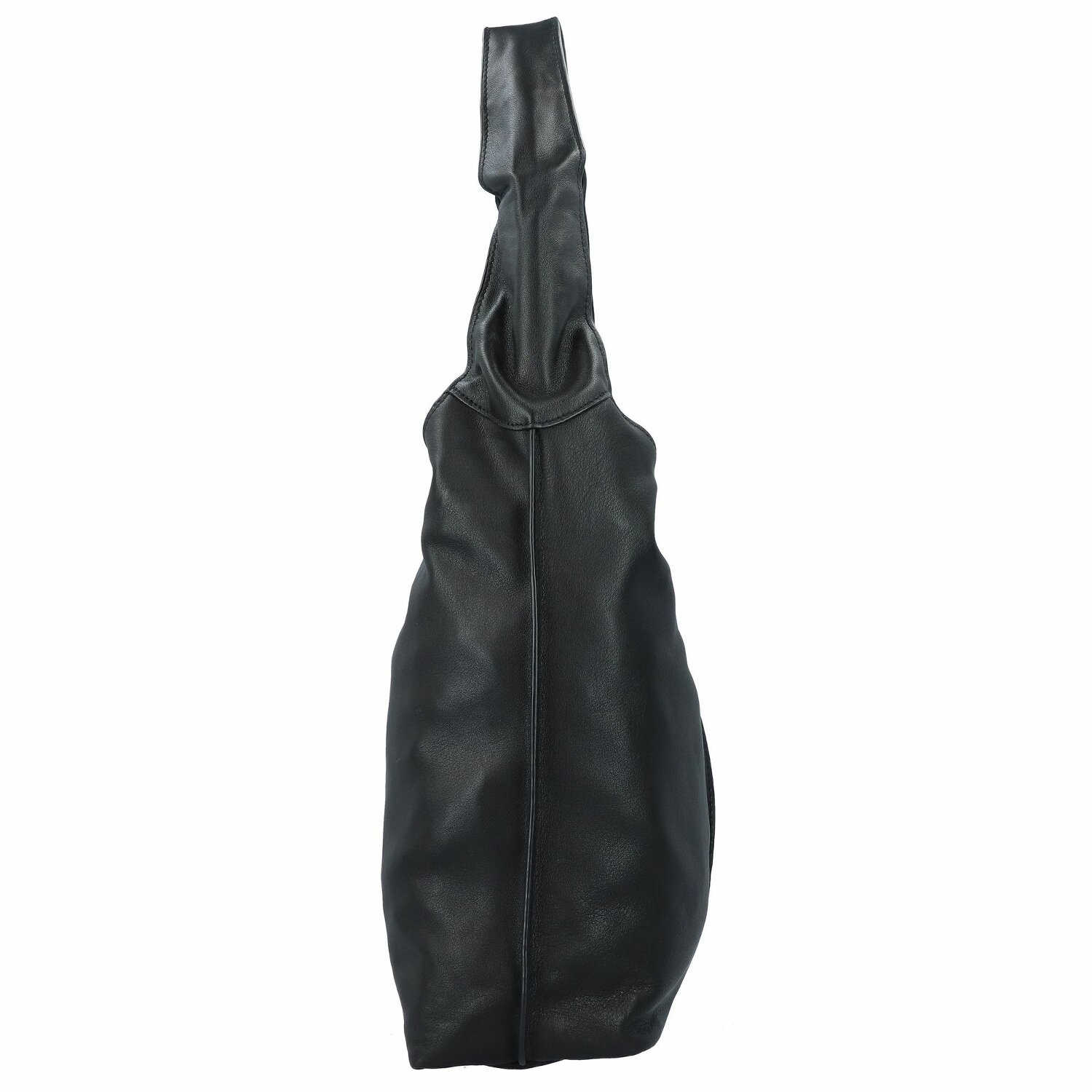 Bolsa de hombro de cuero de 40 cm black | Maletas.es