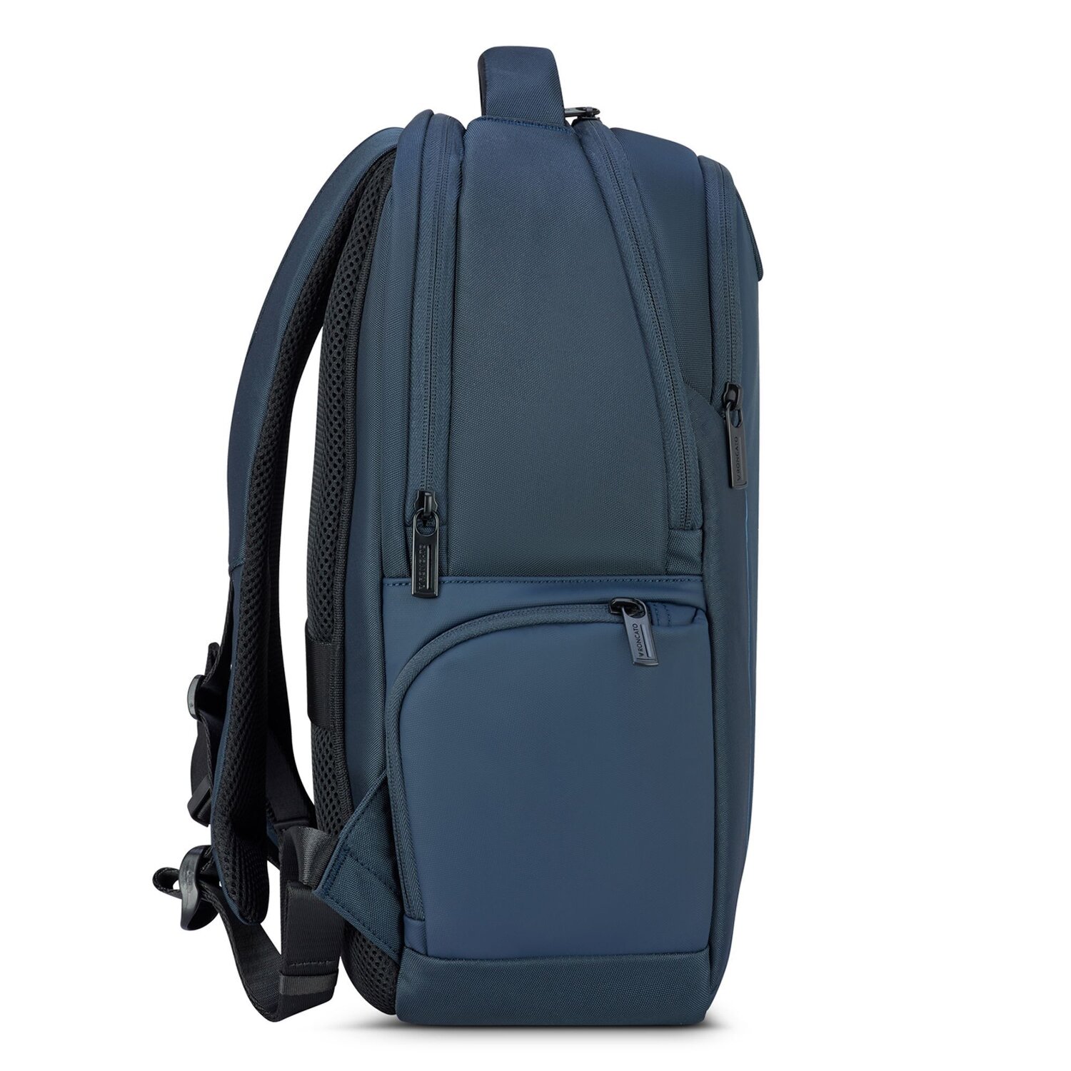 Mochila Gris Para Laptop Con Compartimentos Y Bolsillos