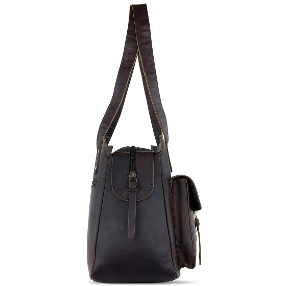 Klondike 1896 Rush Zoe Bolso de hombro de cuero 26 cm