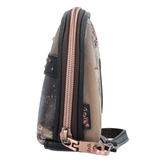 Anekke Shoen Black Cartera Protección RFID 22 cm