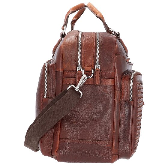 bugatti Maletín Tejido Piel 48 cm