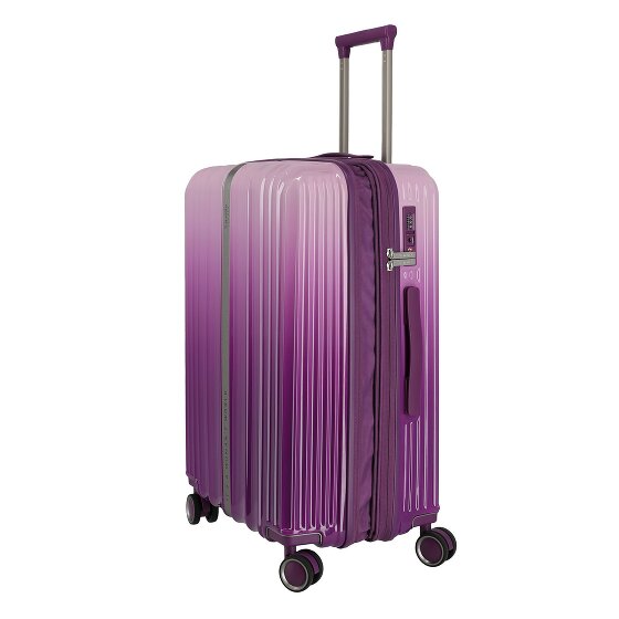Travelite Lascana Edition 4 ruedas Carrito M 65 cm con pliegue de expansión