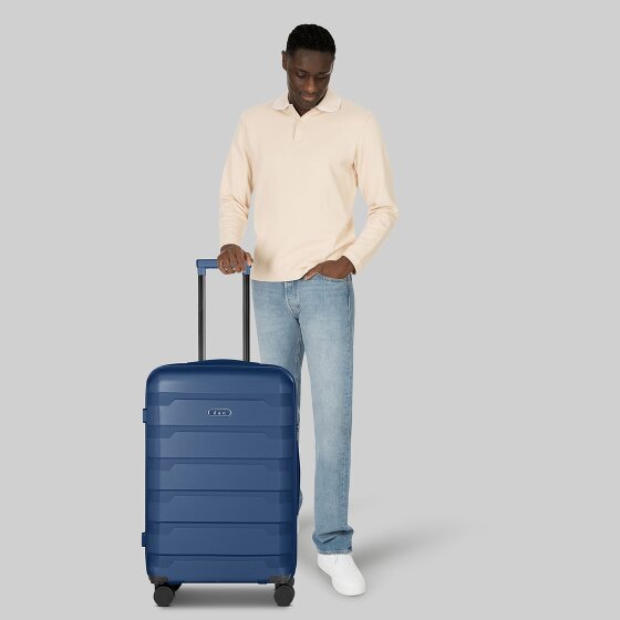 d&n South Dakota 4 ruedas Carrito M 66 cm con pliegue de expansión