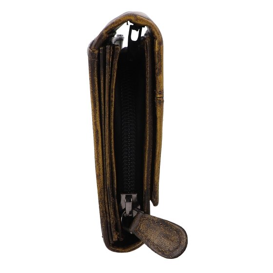 Greenburry Destressed Cartera Protección RFID Piel 13 cm