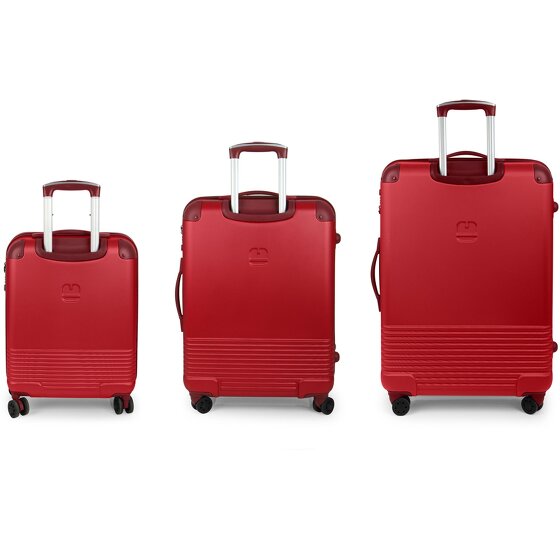 Gabol Balance XP 4 ruedas Juego de maletas 3 piezas con pliegue de expansión