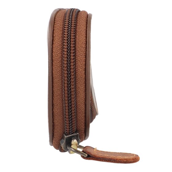 Greenburry Estuche de gafas vintage de cuero 17 cm