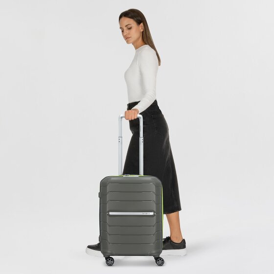 Samsonite Flux 4 ruedas Carro de la cabina 55 cm con pliegue de expansión