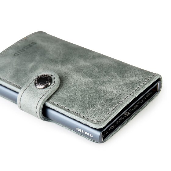 Secrid Miniwallet Vintage Estuche para tarjetas de crédito Cartera de piel RFID 6,5 cm