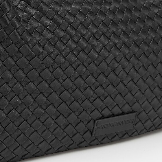 LES VISIONNAIRES Sadie Weave Bolsa de hombro Piel 37 cm