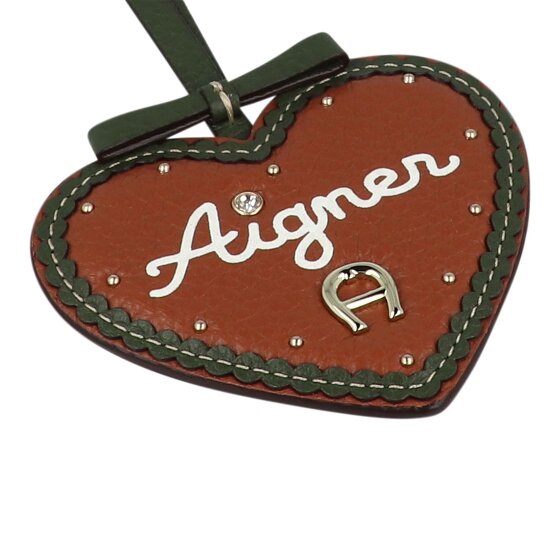 AIGNER Bolsa de moda etiqueta de cuero 8 cm