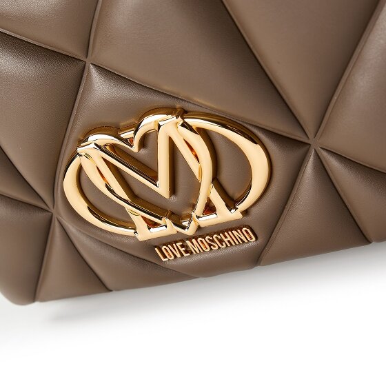 Love Moschino Embossed Q Bolsa de hombro 29 cm