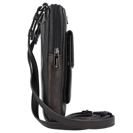 Greenland Nature Black Nappa Funda de teléfono móvil Piel 11.5 cm