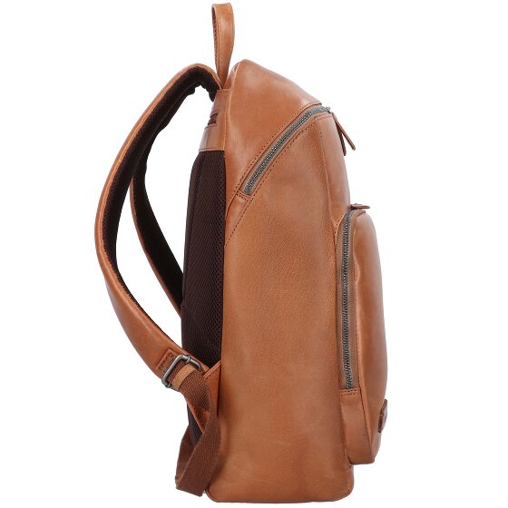 Plevier Rock Amaril Mochila de negocios Piel 43 cm Compartimento para el portátil