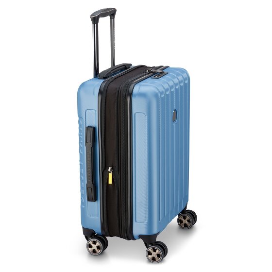 Delsey Paris Longitude 4 ruedas Carro de la cabina 55 cm con pliegue de expansión