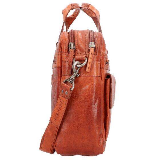 Spikes & Sparrow Maletín de piel 41 cm compartimento para portátil