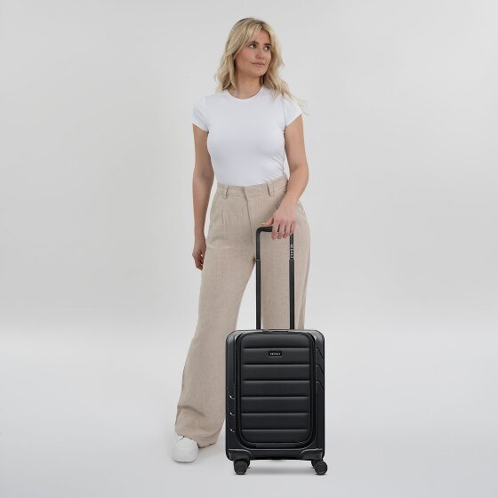 Redolz Trolley de cabina Essentials 17 de 4 ruedas Compartimento para portátil con bolsillo blando de 55 cm