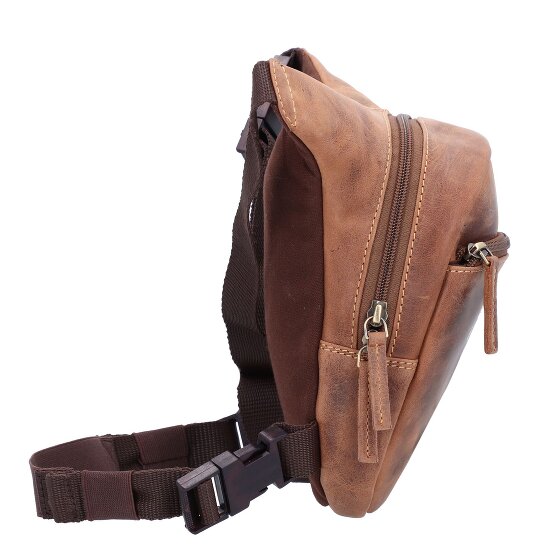 Greenburry Riñonera Vintage Biker Piel 20 cm