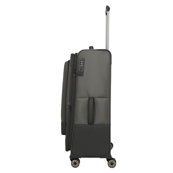 Travelite Crosslite 5.0 4 ruedas Carrito L 77 cm con pliegue de expansión