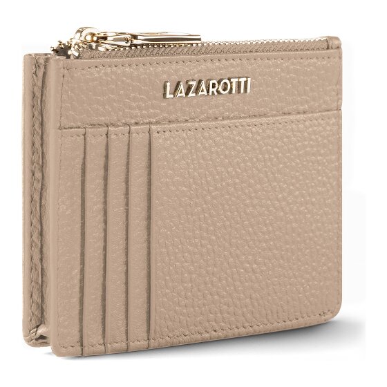 Lazarotti Estuche para llaves de piel Bolonia 11,5 cm con compartimento para etiqueta de aire