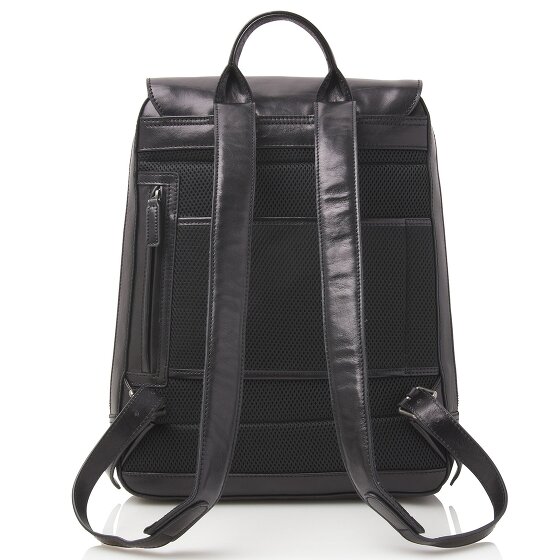 Castelijn & Beerens Mochila Guus de cuero con compartimento para el portátil de 40 cm