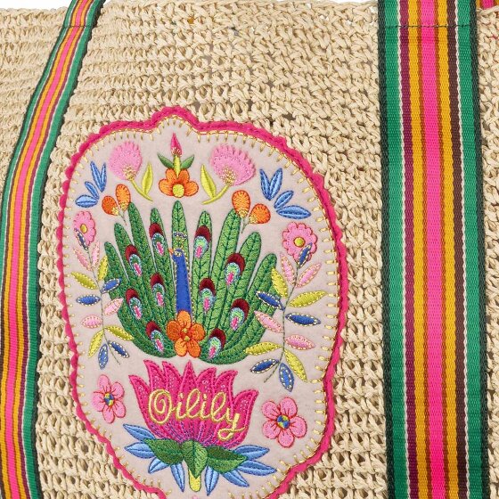 Oilily Straw Bolsa de compras 49 cm