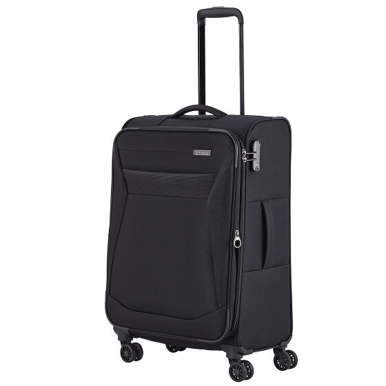 Travelite Chios 4 ruedas Juego de maletas 3 piezas con pliegue de expansión