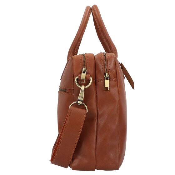 Burkely Maletín Taylor Vintage Piel 40 cm Compartimento para portátil