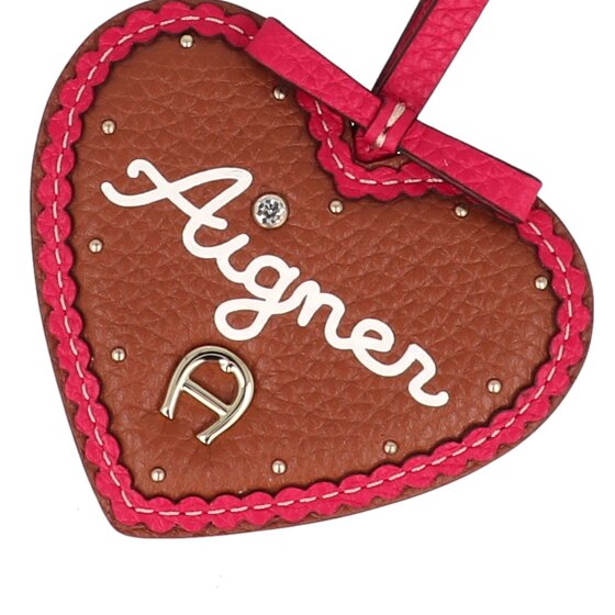 AIGNER Bolsa de moda etiqueta de cuero 8 cm