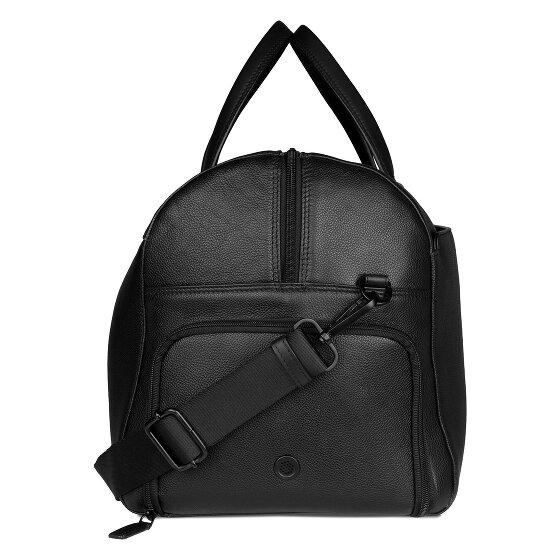 bugatti Black Bolsa de viaje Weekender Piel 50 cm