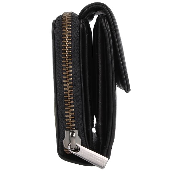 Greenland Nature Black Nappa Cartera Protección RFID Piel 13 cm