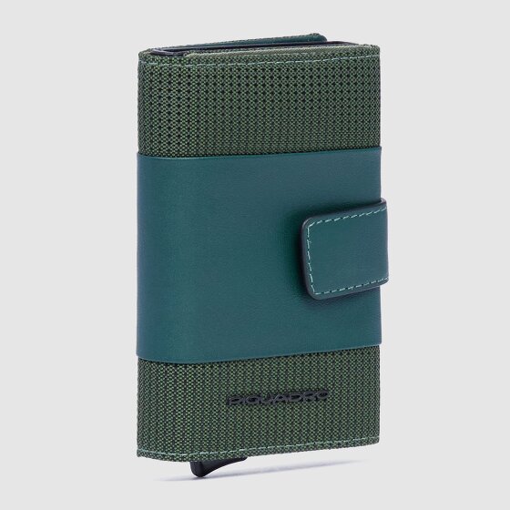 Piquadro PQ-Earth Estuche para tarjetas de crédito Protección RFID Piel 6.5 cm