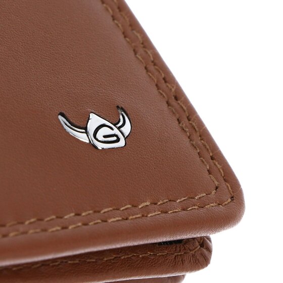 Golden Head Polo Cartera Bloqueo RFID Piel natural 11 cm