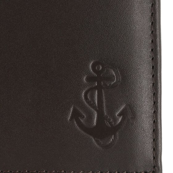 oxmox Leather Cartera Bloqueo RFID Piel natural 10 cm
