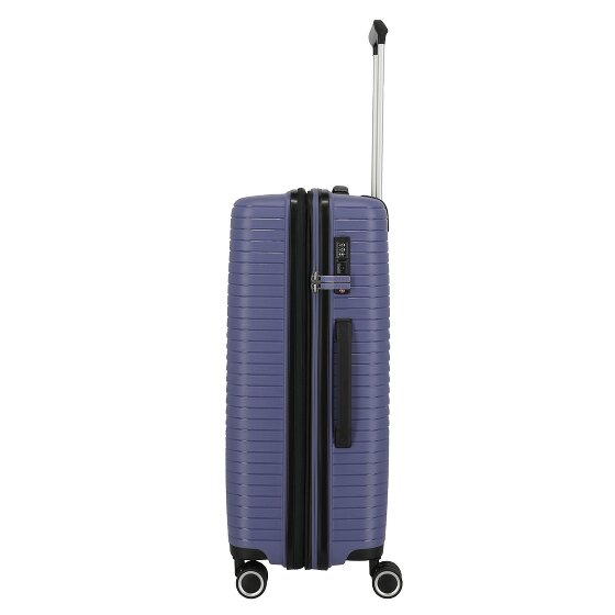 Travelite Orbita 4 ruedas Juego de maletas 3 piezas con pliegue de expansión