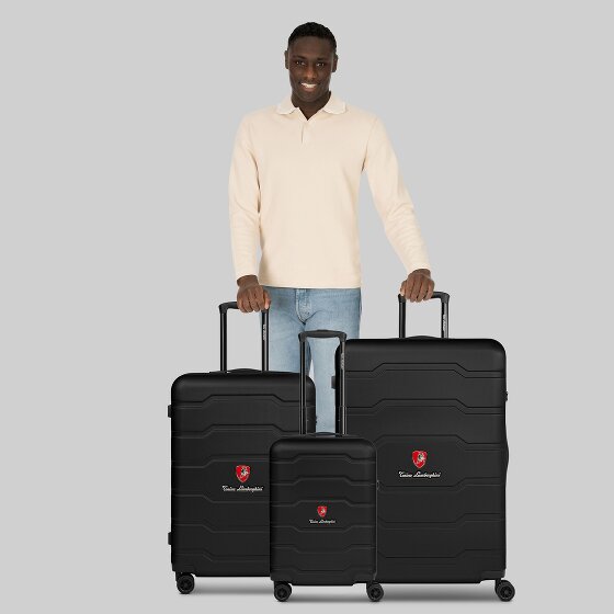 Tonino Lamborghini Bologna 4 ruedas Juego de maletas 3 piezas