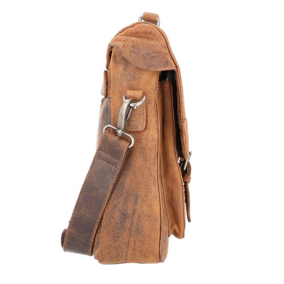 Pride and Soul Maletín de cuero de 37 cm con compartimento para el portátil