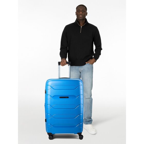 Polestream Strz by Asteroid 4 ruedas Carrito L 74 cm con pliegue de expansión