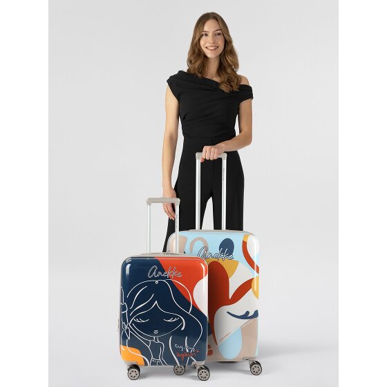 Anekke Eikon 4 ruedas Juego de maletas 2 piezas con pliegue de expansión