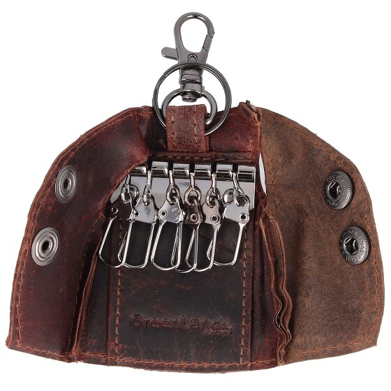 Greenland Nature Estuche para llaves Montana de cuero 6 cm