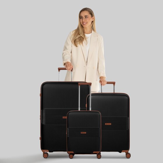 Farmhood Eco Edition 02 4 ruedas Juego de maletas 3 piezas con pliegue de expansión